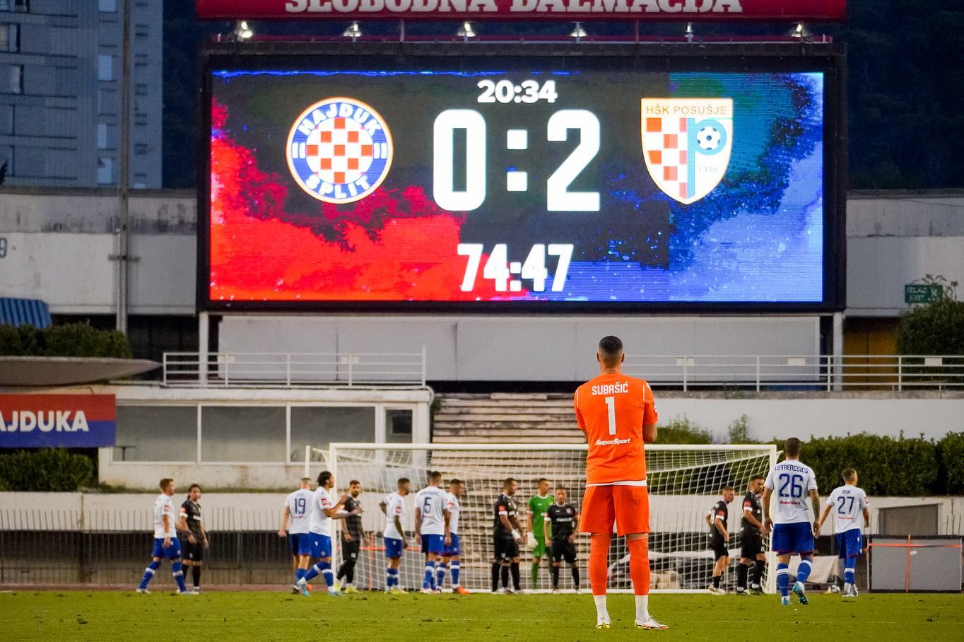 Hajduk pokušao "sakriti" poraz od bh. premijerligaša na Poljudu pa se pravdao