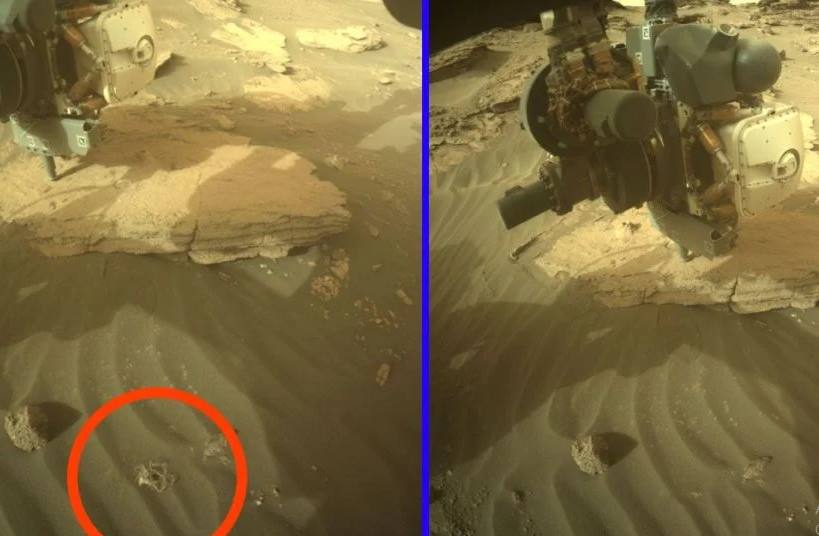 NASA-in rover snimio je nešto neobično na Marsu, a to je sad nestalo