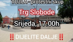 U Tuzli na Trgu slobode zakazan protestni skup građana