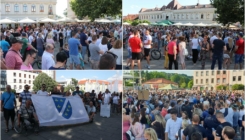 Na Trgu Slobode okupilo se oko 1.000 nezadovoljnih građana