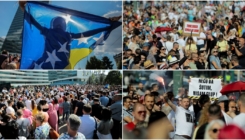 Protesti u Sarajevu: Građani iskazali nezadovoljstvo neradom vlasti u BiH