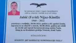 U utorak posljednji ispraćaj Nijaza Jahića - Kinđeta