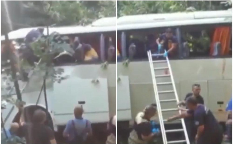 Autobus pao sa litice: Pet osoba poginulo, više od 40 povrijeđeno