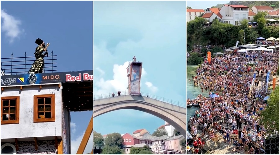 Božo Vrećo otvorio Red Bull Cliff Diving takmičenje: Pjevati na 30 metara visine je bio izazov