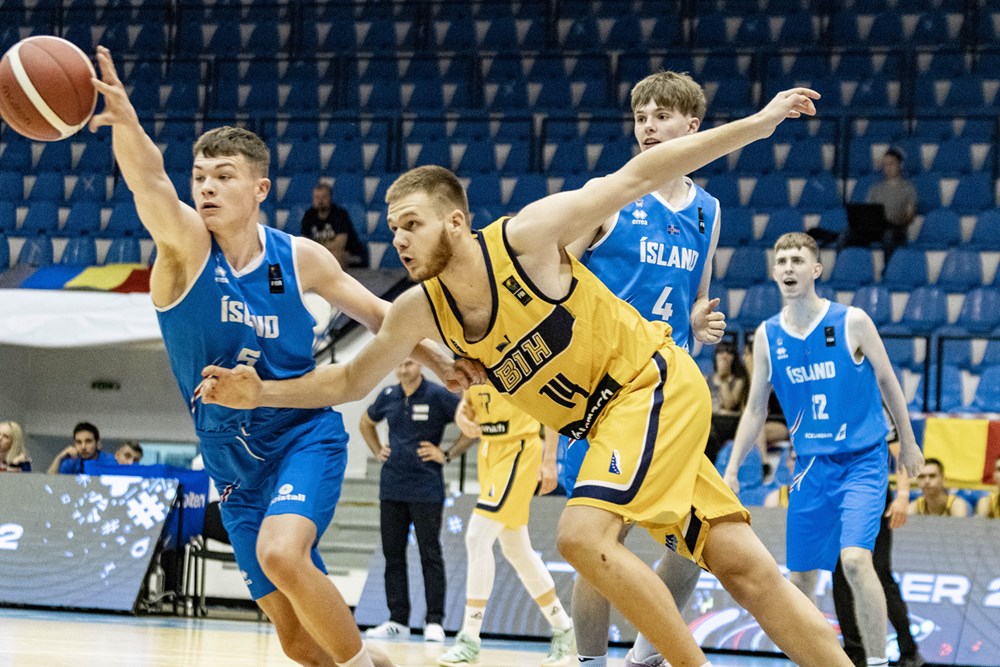 Eurobasket: Juniori BiH poraženi od Islanda u četvrtfinalu