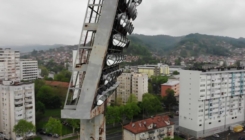 U toku radovi na sanaciji reflektora na stadionu Tušanj