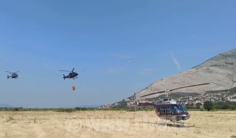 Helikopteri iz Srbije stigli u Trebinje, vatra se približila kućama u selu Vučja