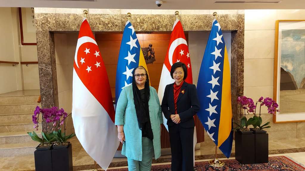 Turković u posjeti Singapuru, sastala se sa predsjednicom države Halimah Yacob