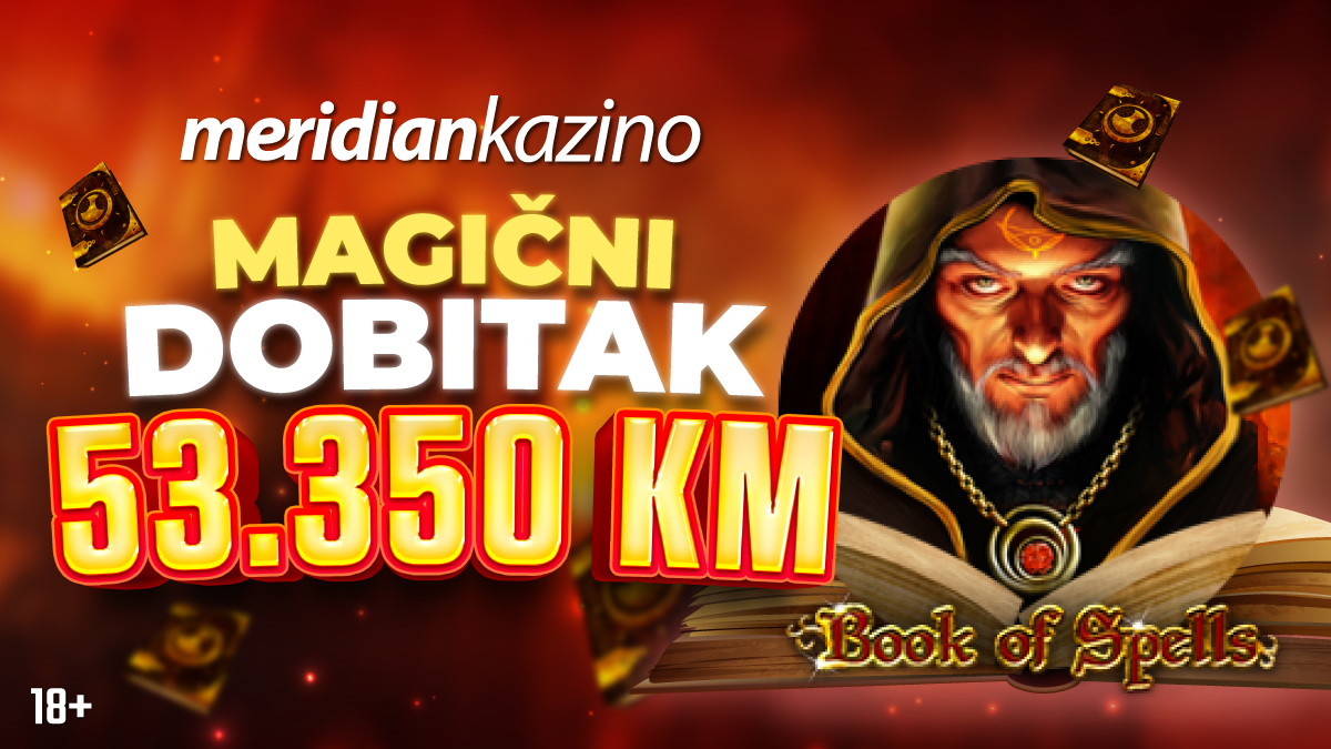 Meridian kazino: Uložio 20, dobio više od 53.000 KM