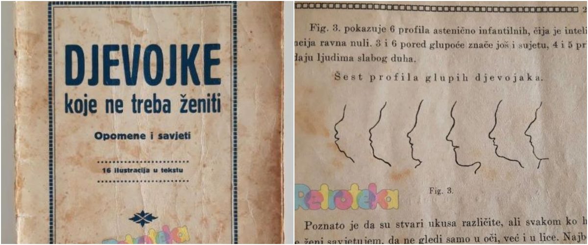 Knjiga iz 1923. puna je bizarnih savjeta za ženidbu: "Djevojke koje ne treba ženiti"