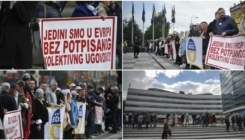 Državni službenici BiH protestovali po sedmi put: Živimo na rubu egzistencije