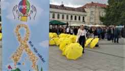 Obilježen "Zlatni septembar" na Trgu slobode: TK drži neslavnu prvu poziciju po pojavi malignih oboljenja kod djece