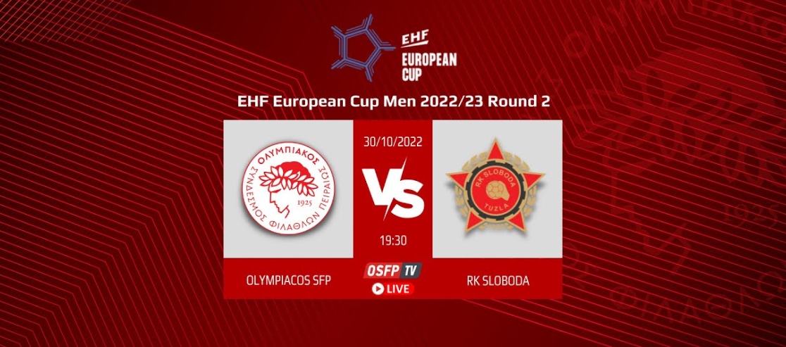 EHF Europa Cup: Pratite UŽIVO susret Olympiacosa i Slobode u Grčkoj