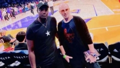 Bh. pjevač voli košarku: Deen sa partnerom uživao na utakmici Lakersa