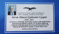 U 88. godini preminuo istaknuti Tuzlak Ljubomir Jurak - Ljupče