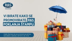R&S poklanja štampu za promo narudžbe povodom predstavljanja novog kataloga
