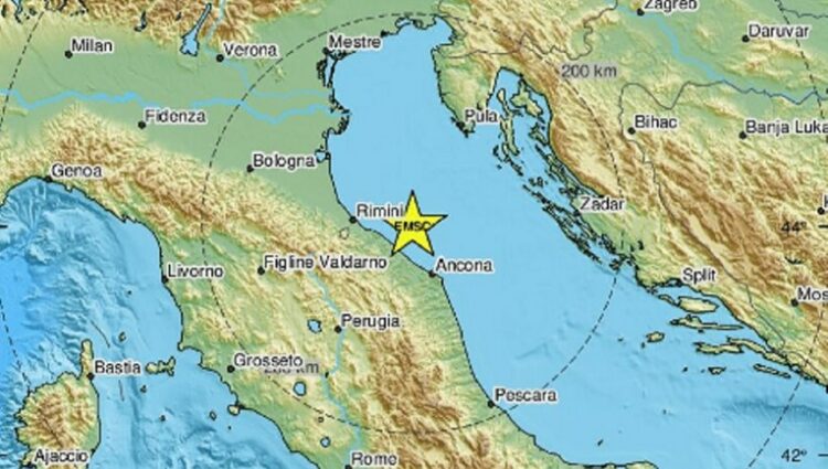 Potres magnitude 4,6 po Richteru u Jadranu