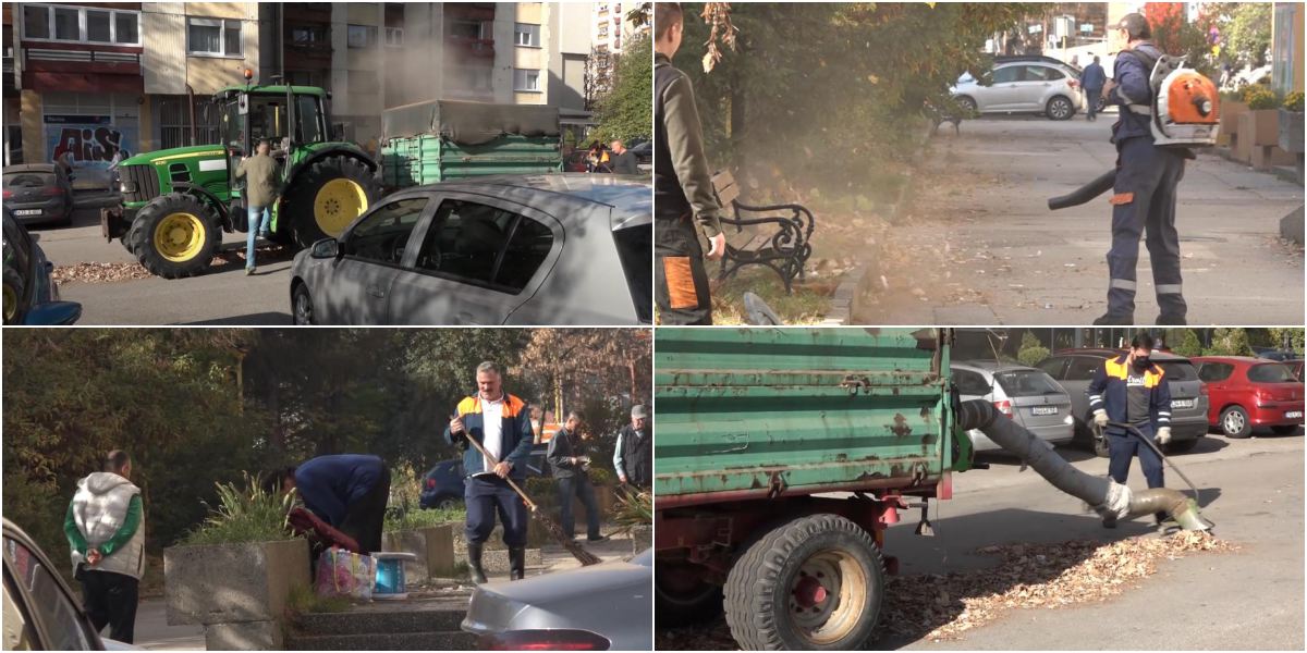 JKP “Komunalac” Tuzla: Pojačane aktivnosti na uklanjanju lišća sa tuzlanskih ulica