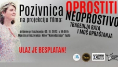 U subotu u Tuzli projekcija filma "Oprostiti neoprostivo" – životna priča Belme Islamović Omerović