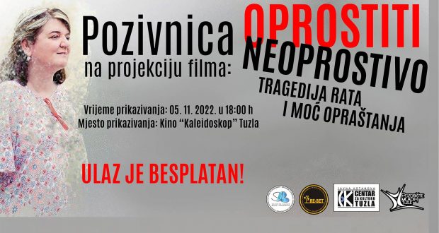 U subotu u Tuzli projekcija filma "Oprostiti neoprostivo" – životna priča Belme Islamović Omerović