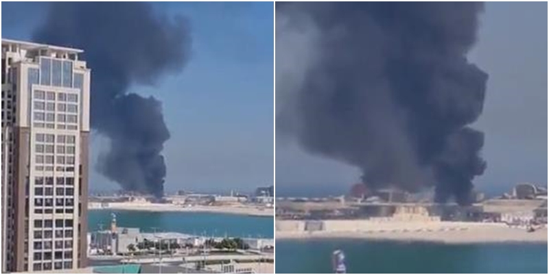 Požar u Kataru: Crni dim iznad navijačkog kampa