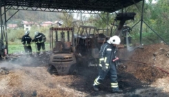 Tuzla: Gorio pogon za proizvodnju peleta