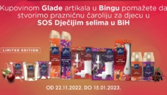 Kupovinom Glade Winter artikala u Bingu pomažete da zajedno ostvarimo prazničnu čaroliju za djecu u SOS Dječijim selima u BH