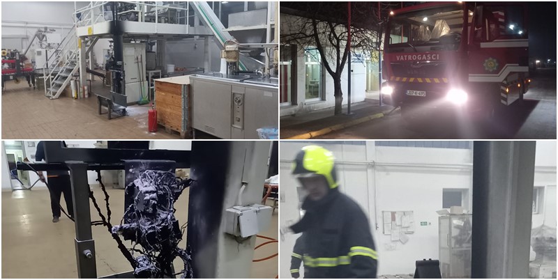 Srebrenik: Brzom intervencijom vatrogasaca lokalizovan požar u pogonu firme 'Corn flips'