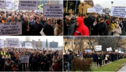 Protest zdravstvenih radnika u TK, zahtijevaju isplatu jednokratne novčane pomoći