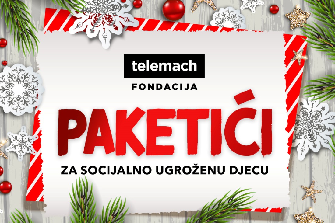 Telemach fondacija u akciji: Paketići za socijalno ugroženu djecu