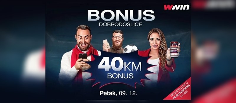 Ne propustite sjajnu priliku: Wwin bonus dobrodošlice u petak, 9.12.2022.