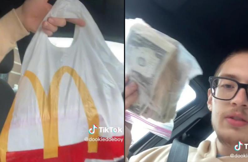 Došao u McDonald’s po hranu i dobio neočekivani 'poklon': 5.000 dolara u vrećici!