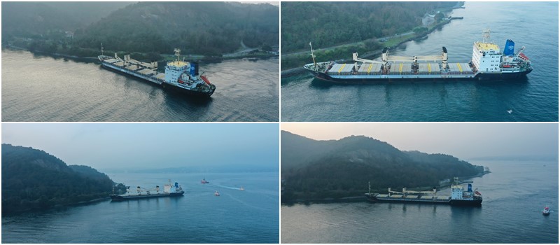 Nasukao se brod: Obustavljen pomorski saobraćaj u Istanbulskom moreuzu