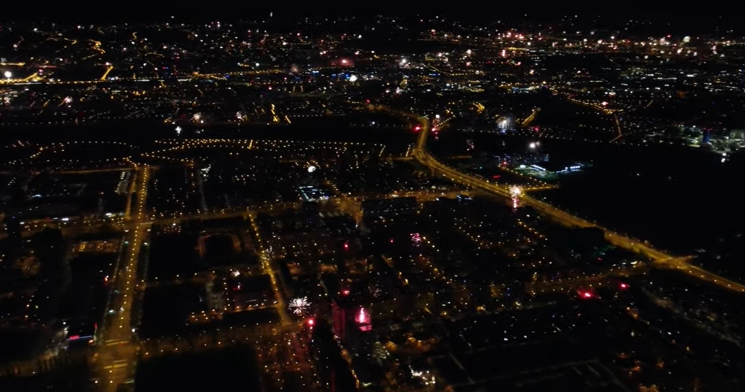 Pogledajte snimke iznad Zagreba zabilježene dronom tokom proslave Nove godine