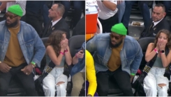 Djevojčica pratila susret LA Lakersa kada je pored nje sjeo LeBron James: Uslijedila je urnebesna reakcija...