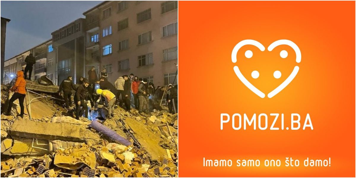 Udruženje Pomozi.ba pokrenulo kampanju za pomoć narodima Sirije i Turske