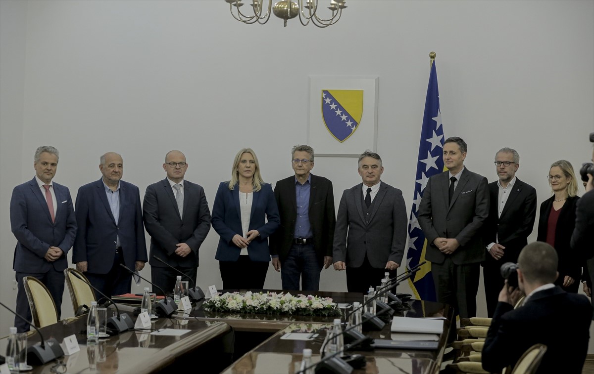 Članovi Predsjedništva BiH primili delegacije EP-a