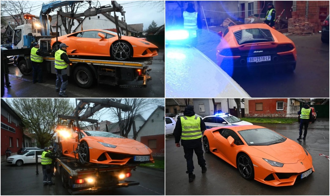 MUP zaplijenio 'Lamborghini' Vučićevog kumčeta: Za bahate i nasilne vozače nema mjesta na ulicama