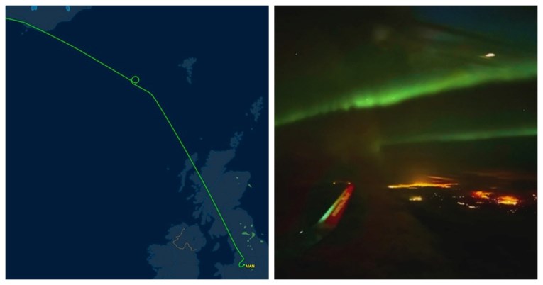 Pilot odlučio okrenuti avion za 360 stepeni kako bi putnici mogli vidjeti polarnu svjetlost