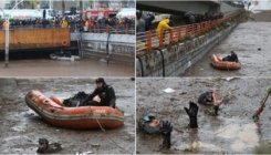 Poplave na jugu Turske: Vodena bujica progutala šleper u pokretu