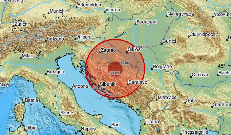 Zemljotres jačine 3,8 stepeni po Richteru pogodio BiH