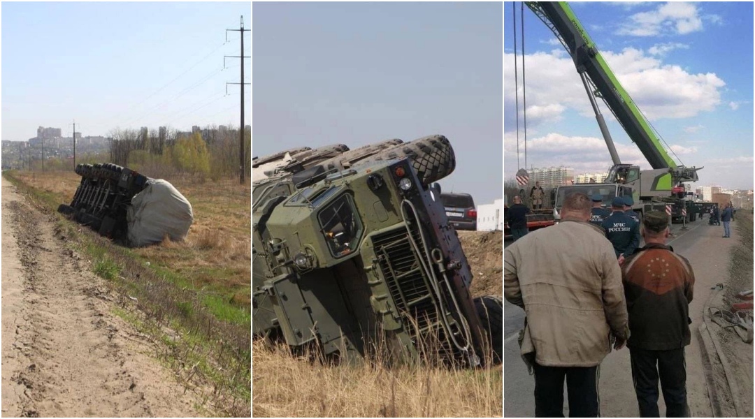 Ruski vojnik izgubio kontrolu pa prevrnuo raketni sistem u jarak: Je li bio pijan?