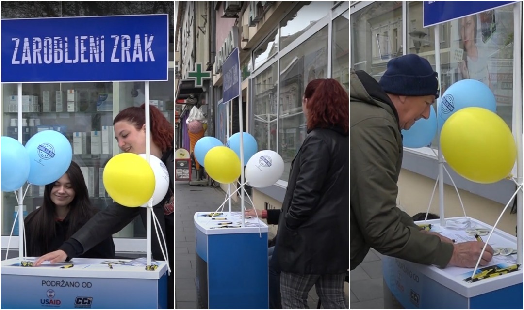 U toku potpisivanje peticije za čist zrak u Tuzli