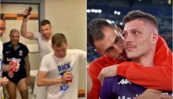 Džeko se rasplesao sa saigračima u svlačionici, Jović tragičar Fiorentine