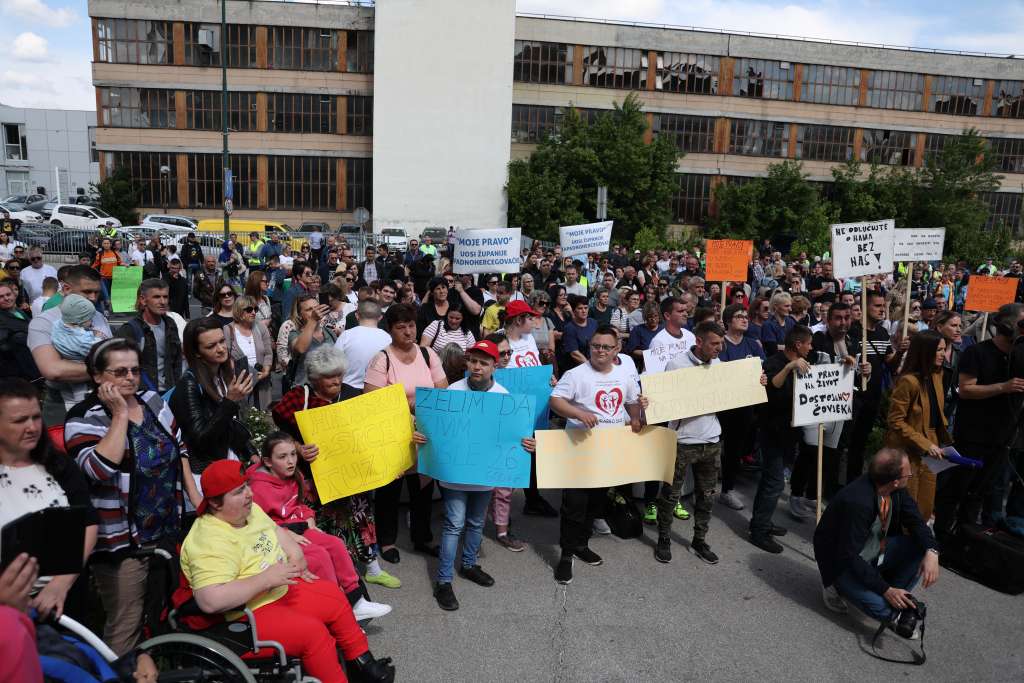 Protesti osoba s invaliditetom: Izmijeniti nacrt zakona posvećen toj populaciji