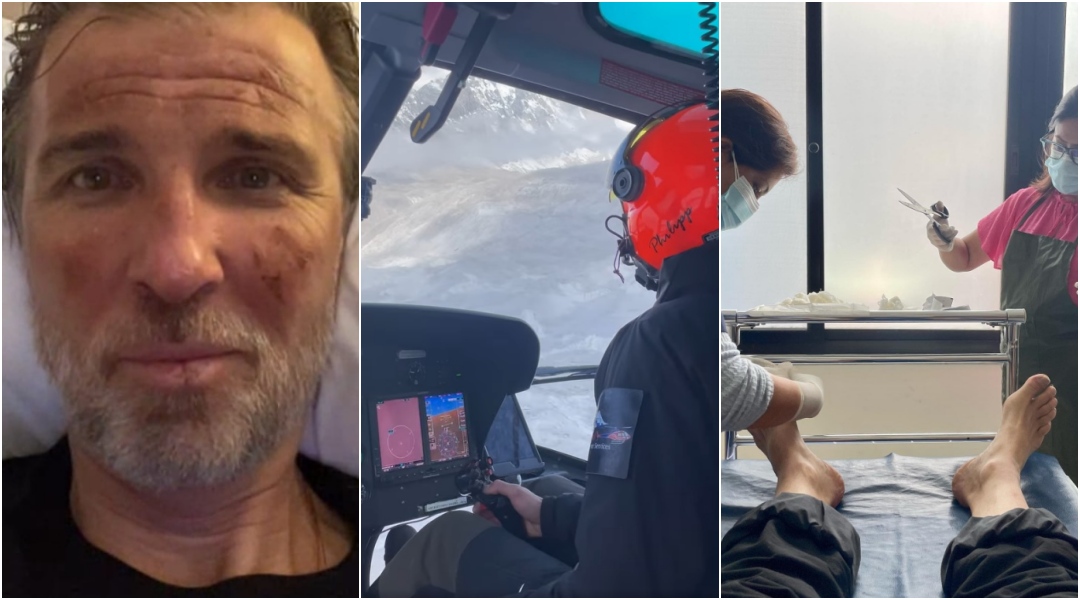 Nakon uspona na Mount Everest Tomislav Cvitanušić helikopterom prebačen u bolnicu