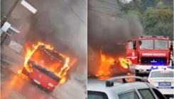 Dramatična situacija: U toku vožnje zapalio se autobus u Srbiji