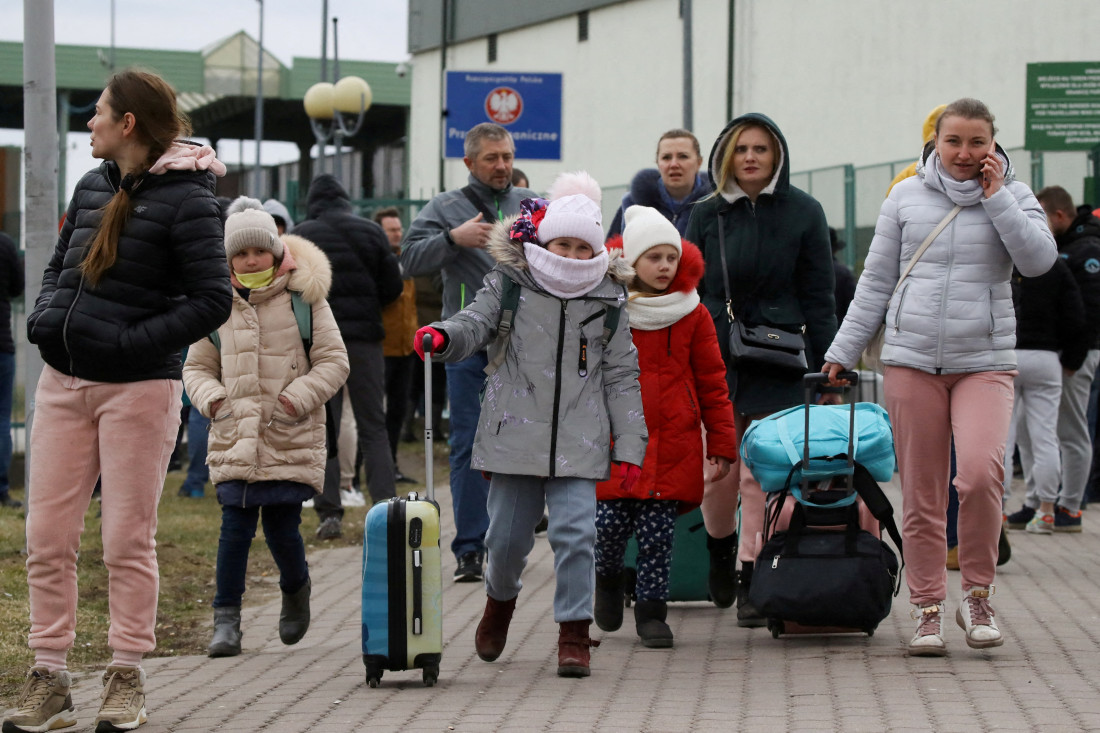 Više od 28.000 Ukrajinaca stiglo u Poljsku u posljednja 24 sata
