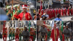 Tradicionalni turski vojni orkestar "Mehter" održao koncert na Baščaršiji