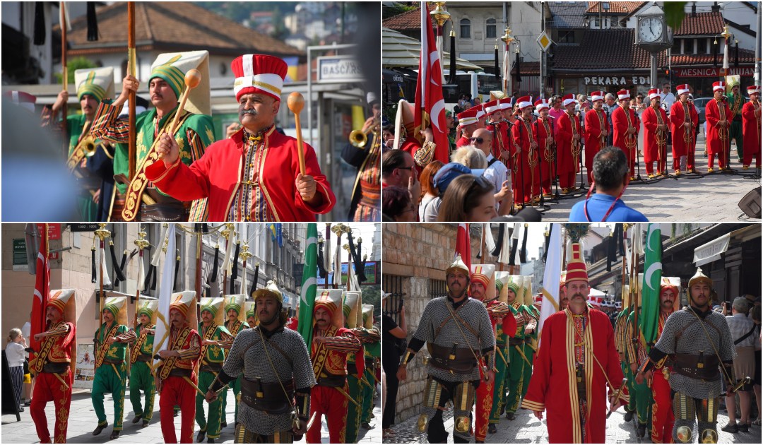 Tradicionalni turski vojni orkestar "Mehter" održao koncert na Baščaršiji